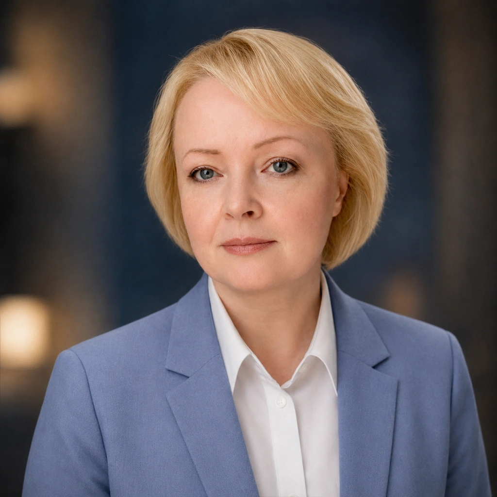 Portrait of Olena Hrebeshkova