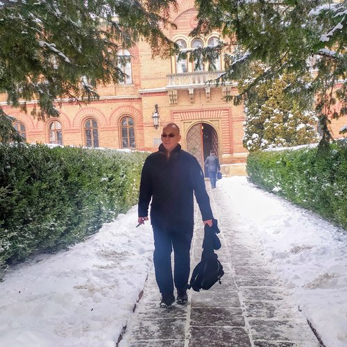 Visit to Chernivtsi National University, December 2021.