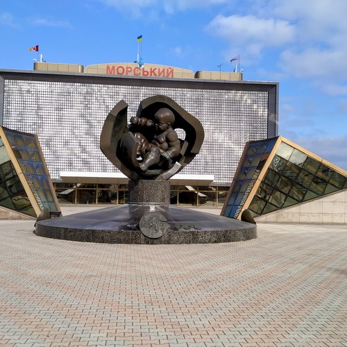 Port of Odesa, Ukraine, in February 2021.